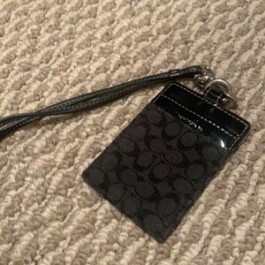 Coach card/ID holder